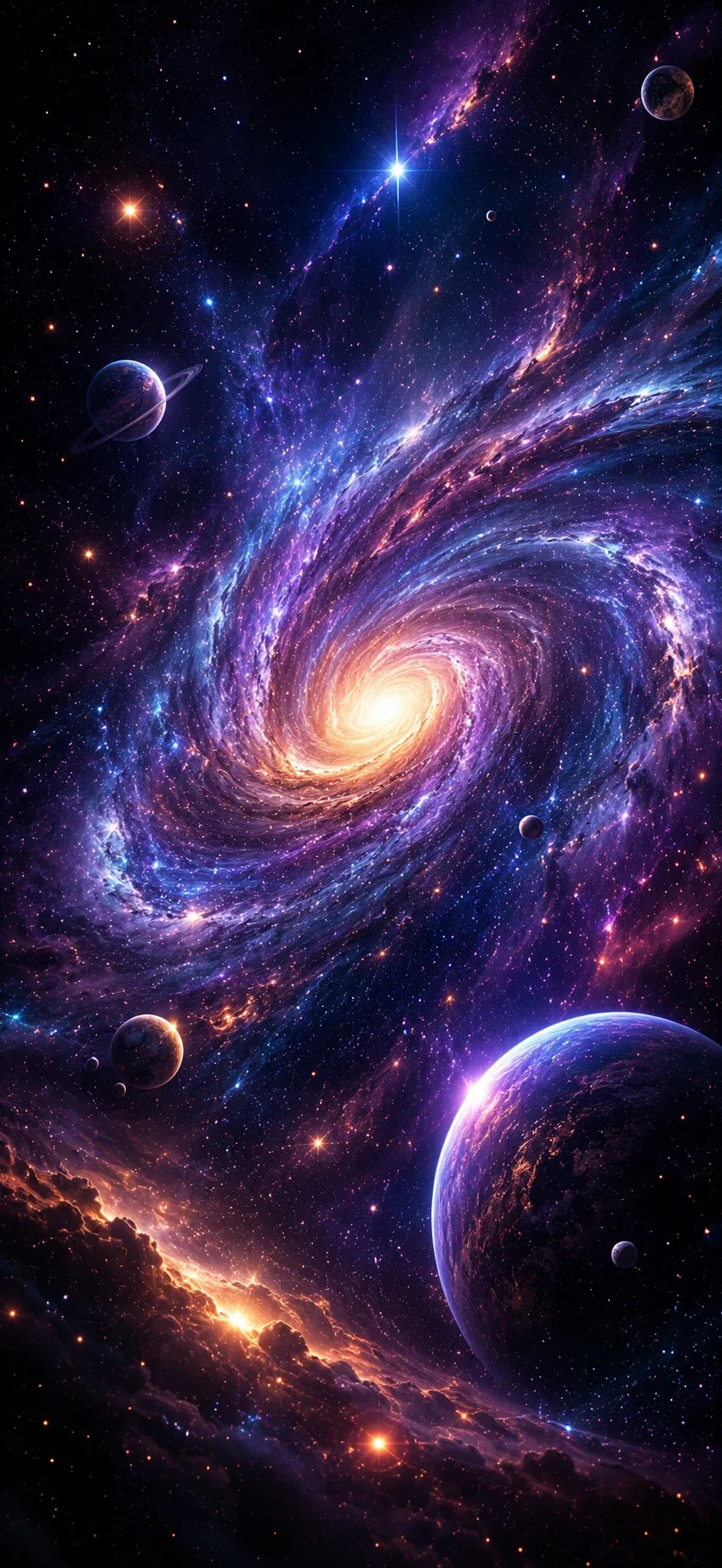 Cosmic Galaxy Vortex