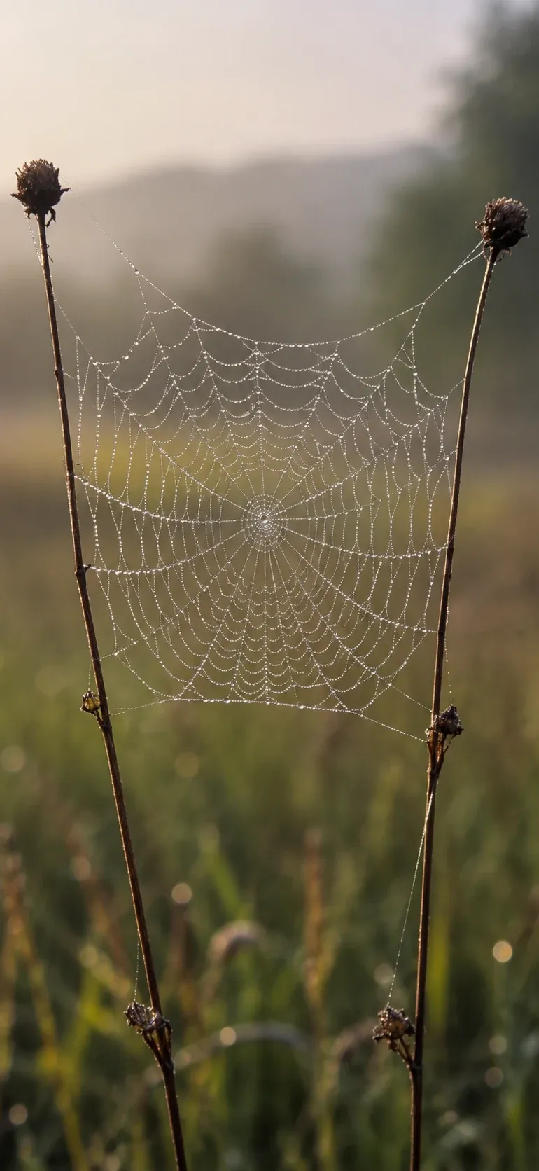 Dewdrop Web Morning