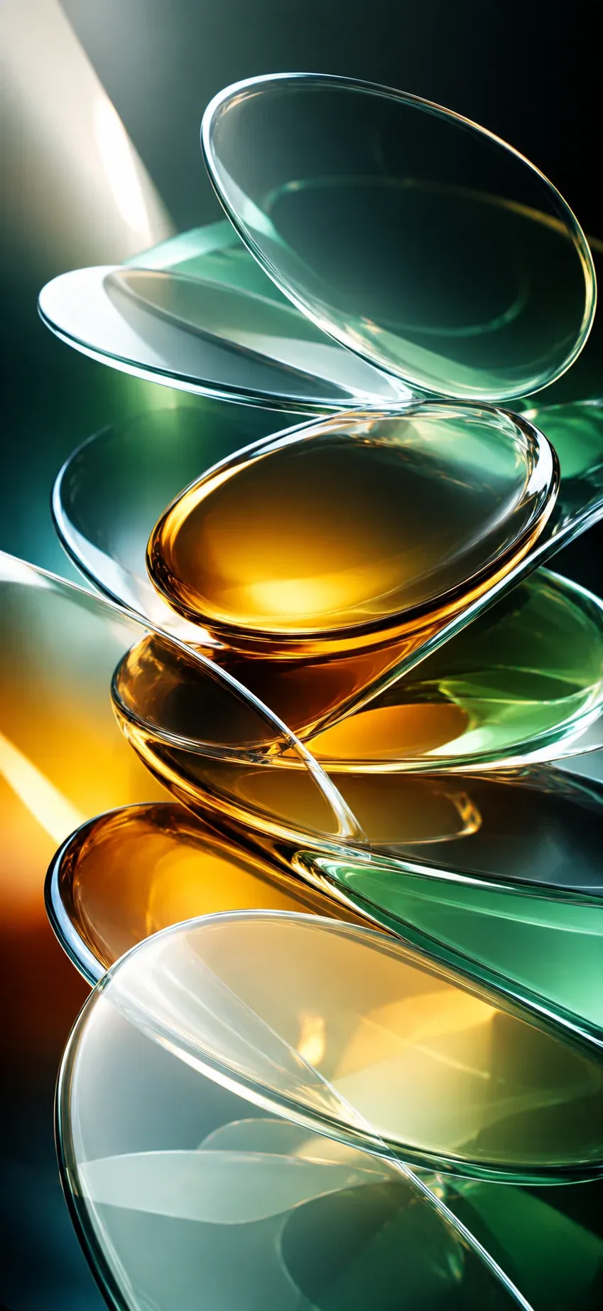Liquid Glass Flow