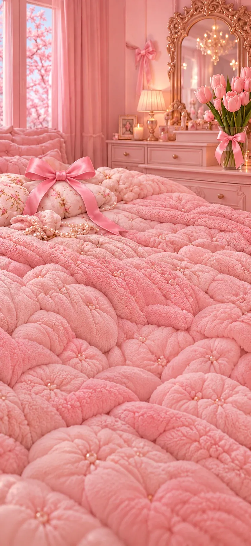 Luxe Pink Bedroom Dreams