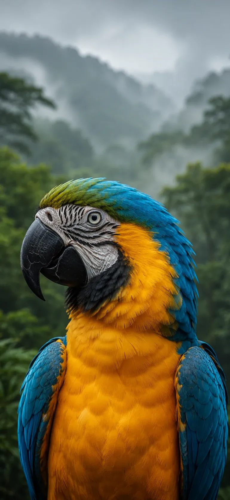 Macaw in the Jungle