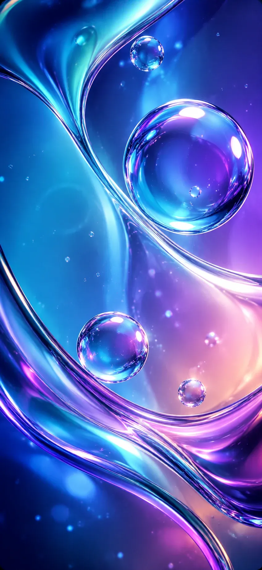 Neon Bubbles Flow
