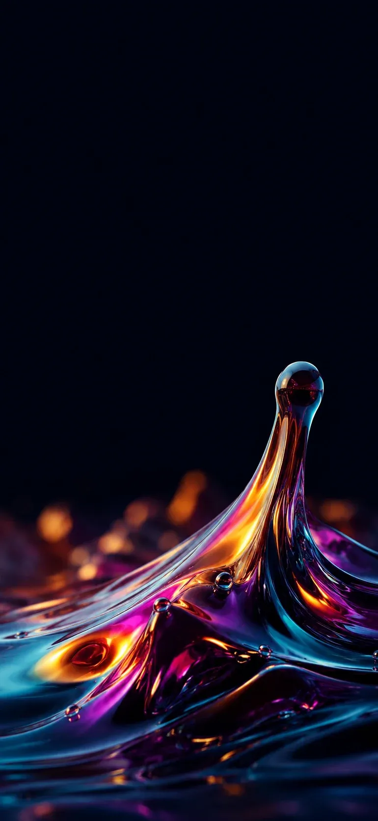 Neon Liquid Crown