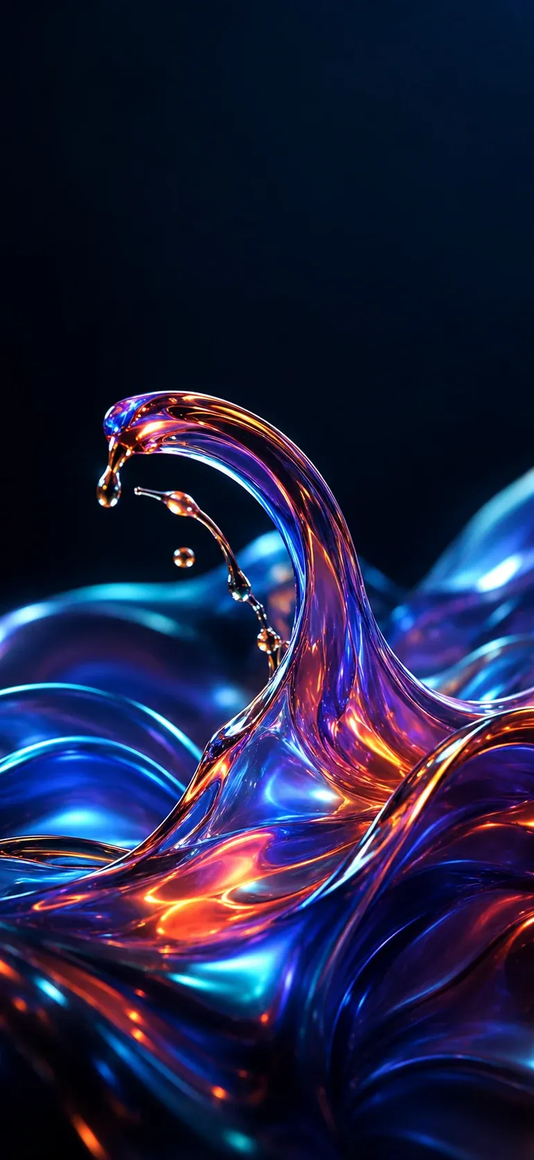 Neon Liquid Wave