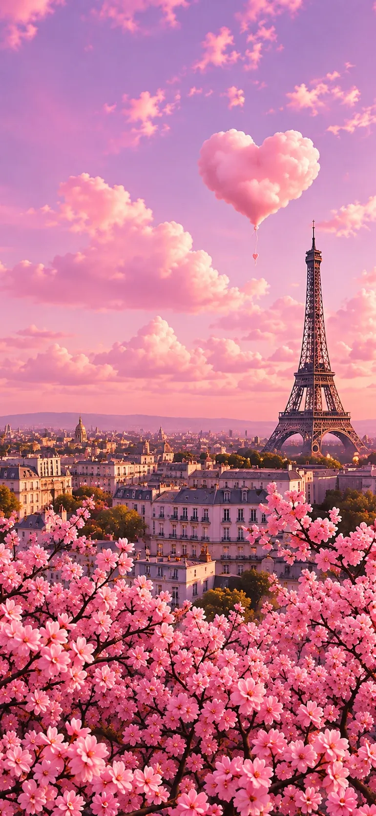 Parisian Heart Sky