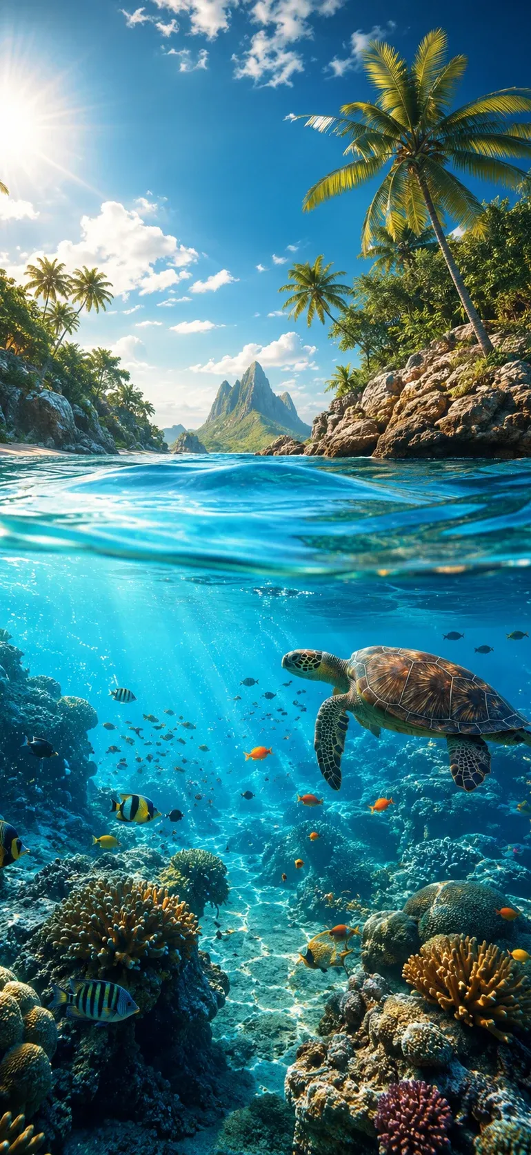 Tropical Reef Split View